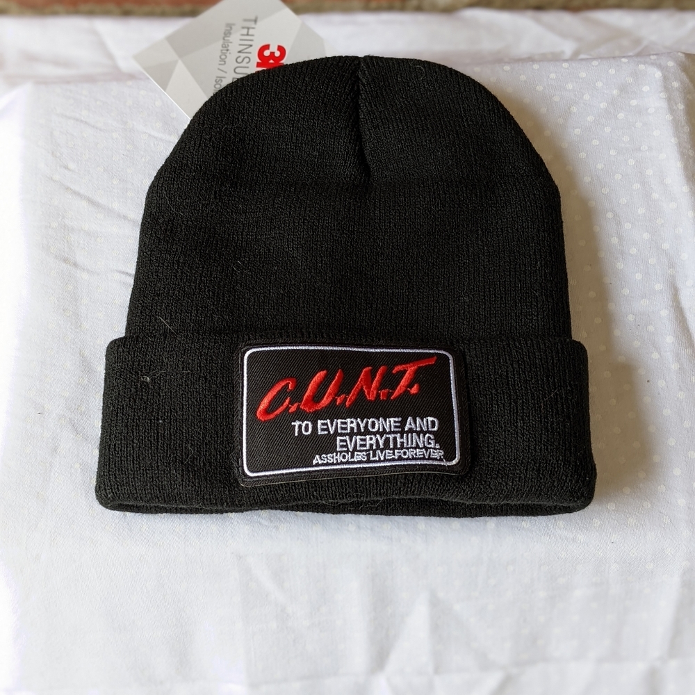 Assholes live forever C U Next Tuesday beanie